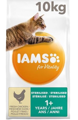 IAMS for Vitality Cat Adult Sterilised Huhn 2 x 10 kg