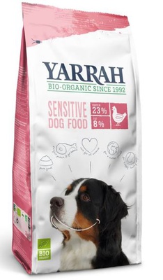 Yarrah Bio Sensitive mit Bio Huhn & Bio Reis 10 kg
