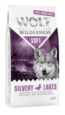 Wolf of Wilderness "Soft - Silvery Lakes" Freiland-Huhn & Ente - getreidefrei 2 x 12 kg