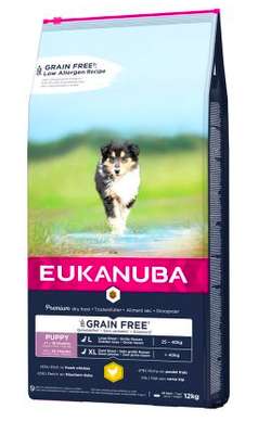 Eukanuba Grain Free Puppy Large Breed Huhn 2 x 12kg