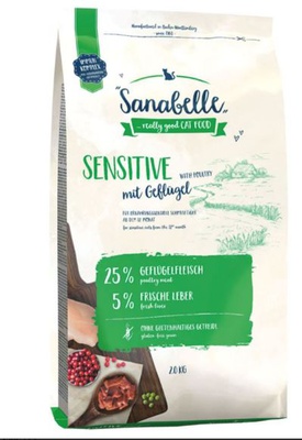 Sanabelle Sensitive mit Geflügel 2 x 10 kg
