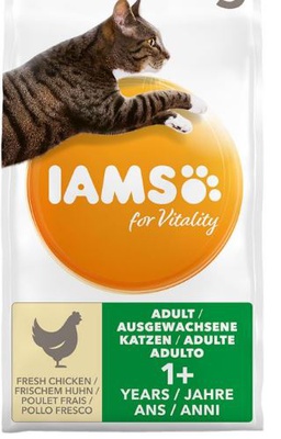 IAMS for Vitality Ausgewachsene Katzen Huhn 2 x 10 kg