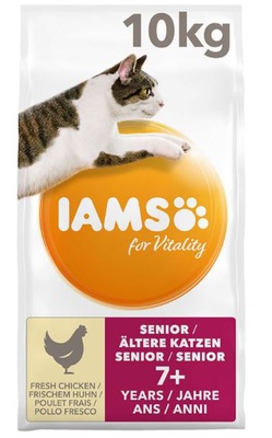 IAMS for Vitality Ältere Katzen mit Frischem Huhn 2 x 10 kg