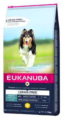 Eukanuba Grain Free Large Dogs huhn 2 x 12kg