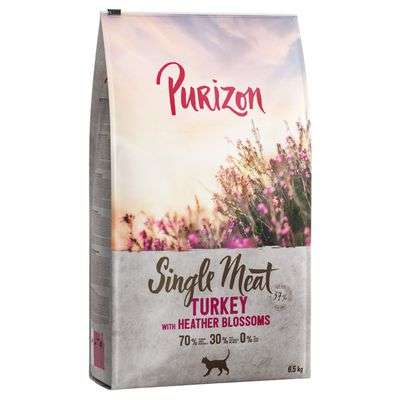 Purizon Katzen Single Meat Pute mit Heidekrautblüten 2x6.5kg