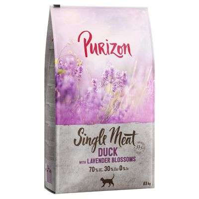 Purizon Katze Single Meat Ente mit Lavendelblüten