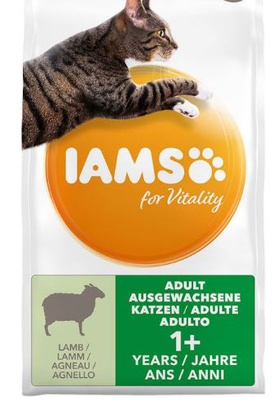 IAMS for Vitality Ausgewachsene Katzen mit Lamm 2 x 10 kg