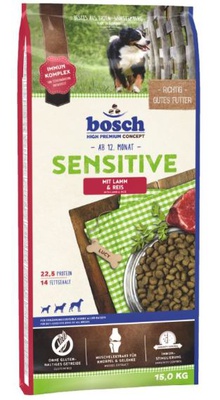 bosch Sensitive Lamm & Reis 15 kg