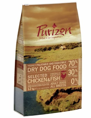 Purizon Adult Huhn & Fisch - getreidefrei 12 kg