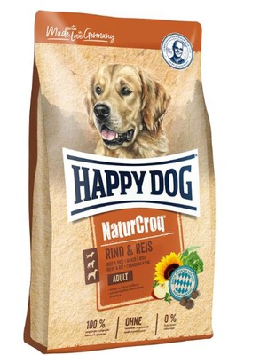 Happy Dog NaturCroq Rind mit Reis 15 kg
