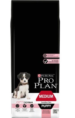 PURINA PRO PLAN Medium Puppy Sensitive Skin OPTIDERMA 2 x 12 kg