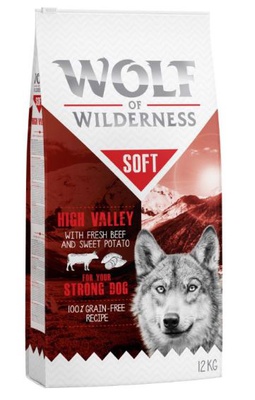 Wolf of Wilderness "Soft - High Valley" - Rind 2 x 12 kg